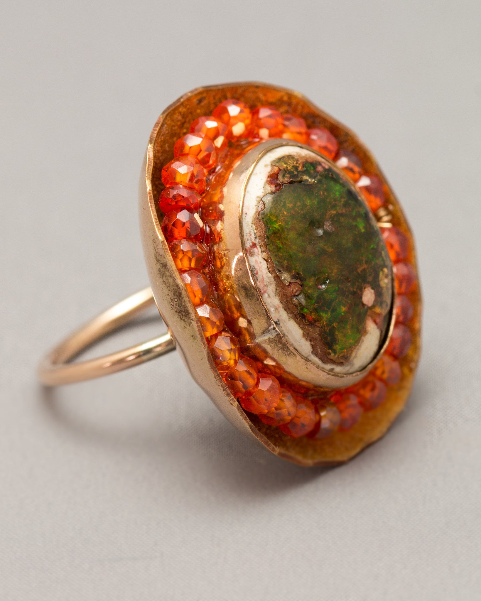 Fire Opal Ring