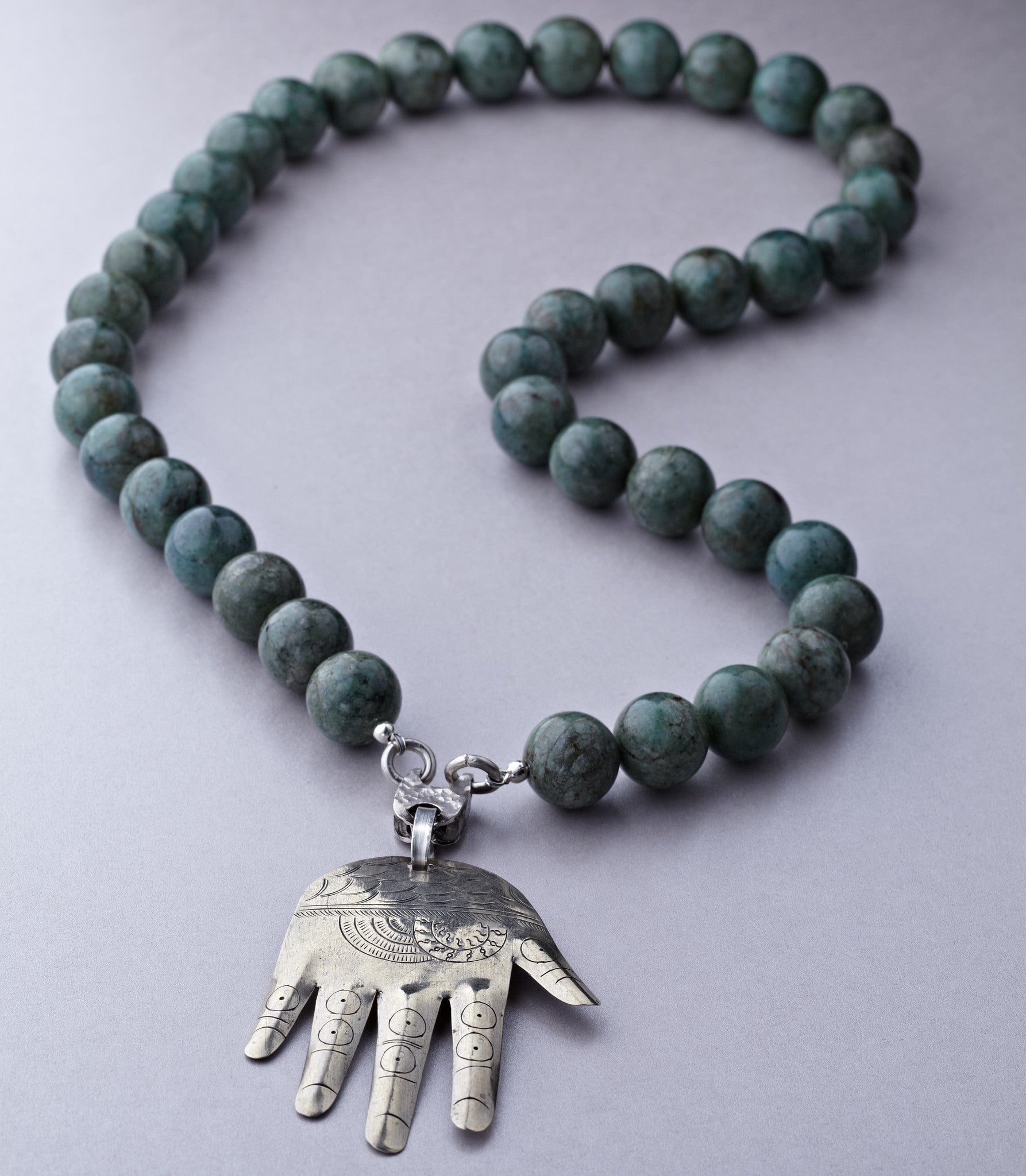 Peruvian Turquoise Hamsa