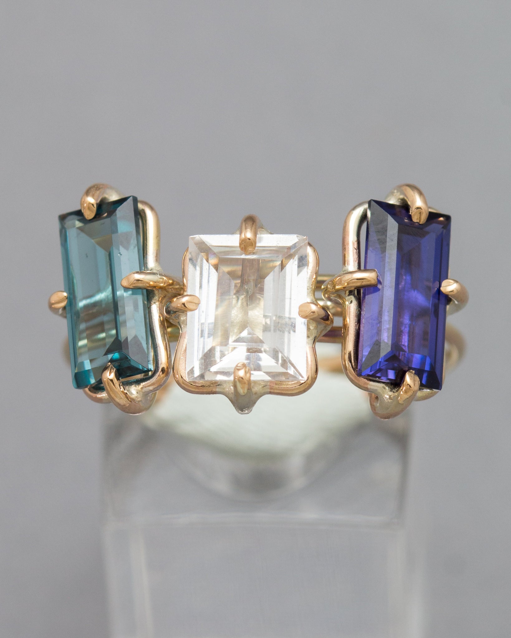White Zircon Stacking Ring