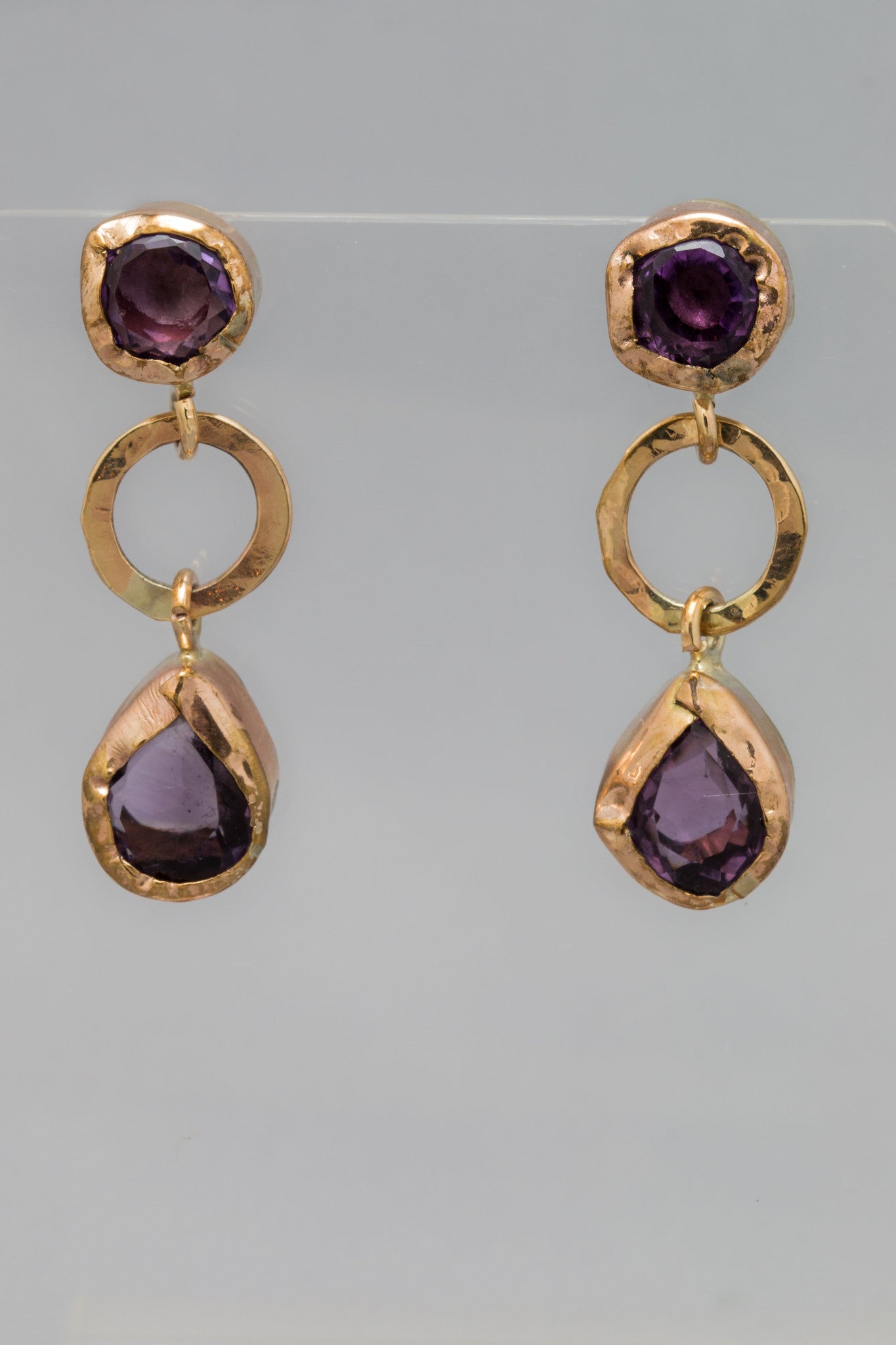 Amethyst Drop Earrings