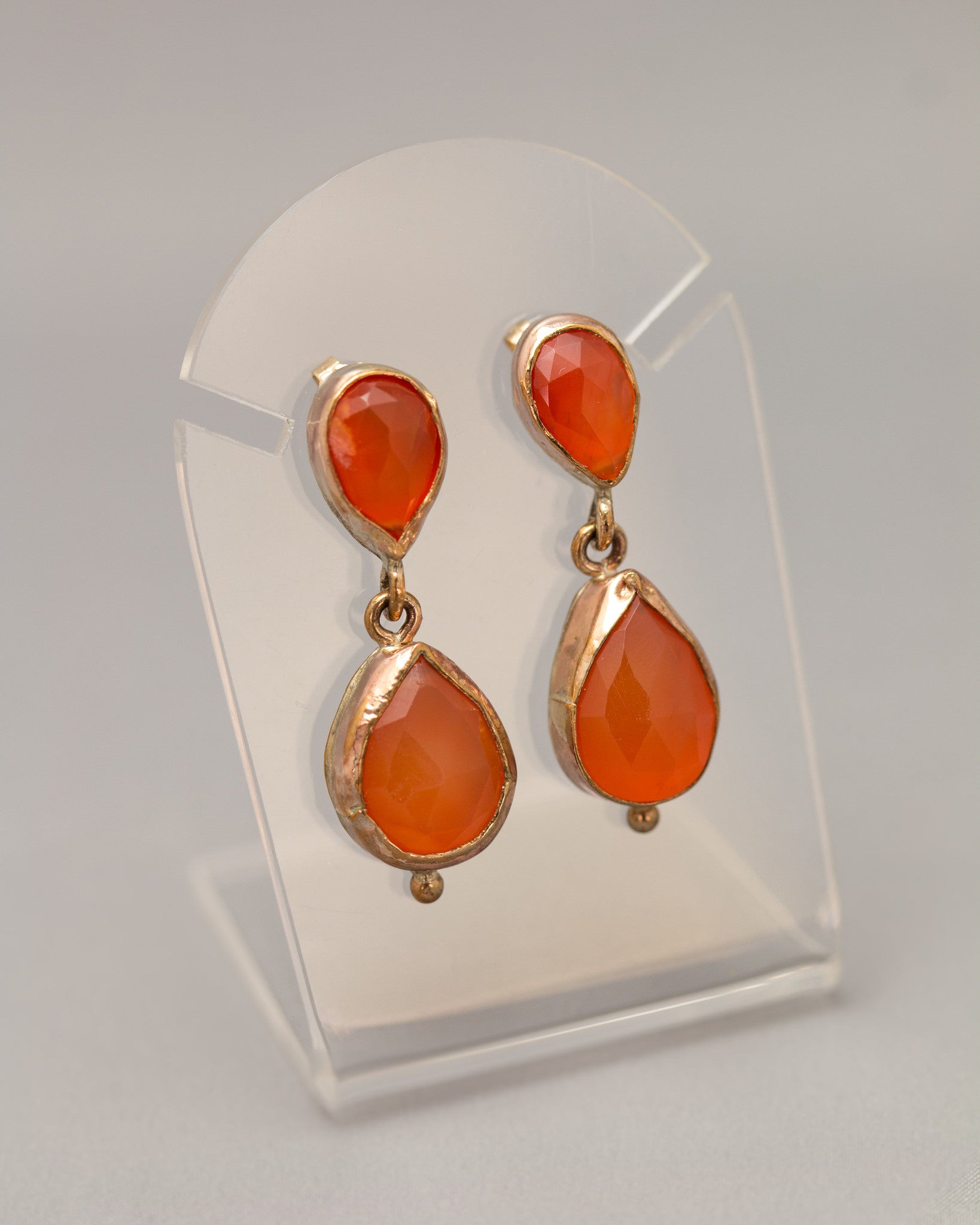 Carnelian Drop Earrings