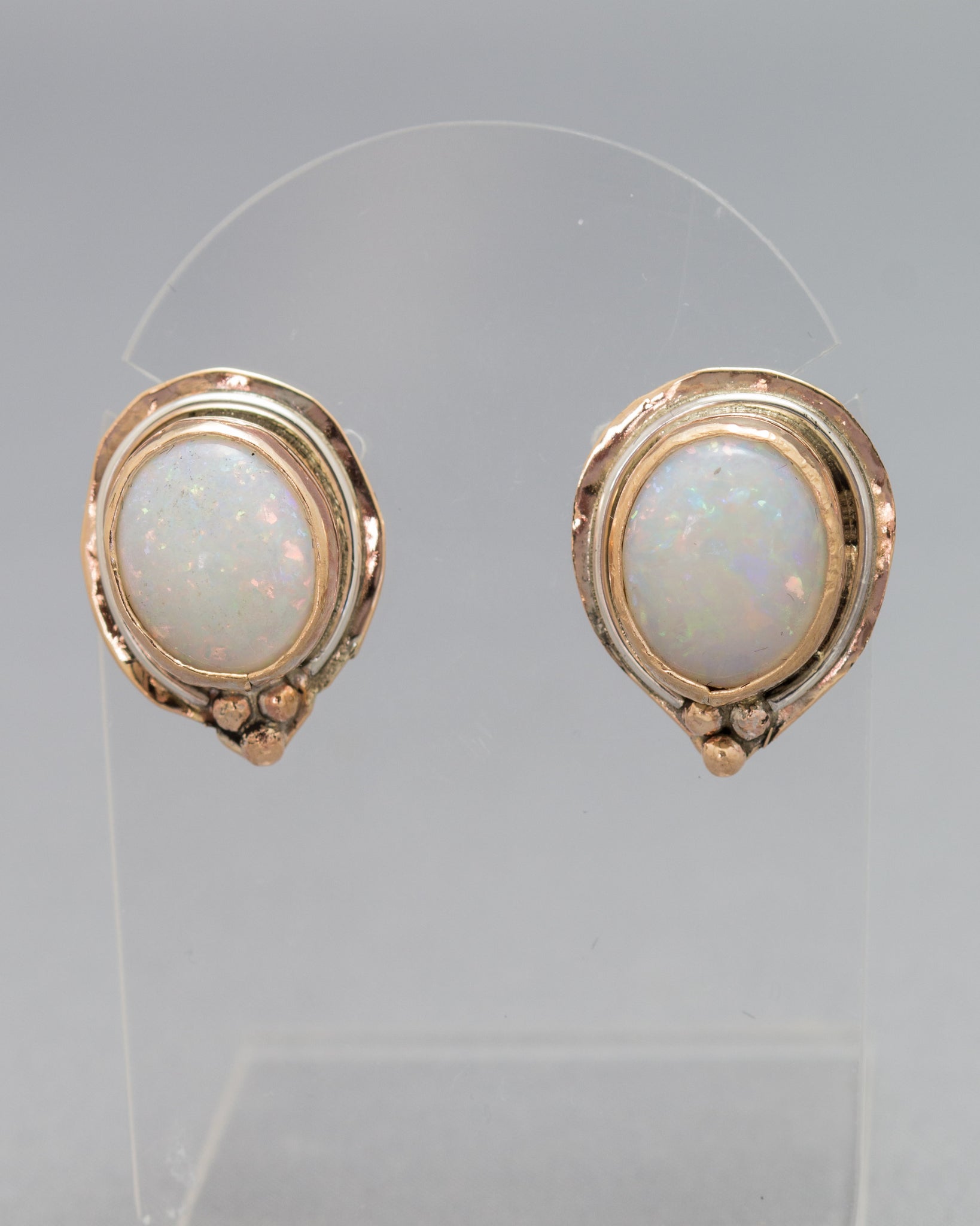 Opal Cabachon Earrings