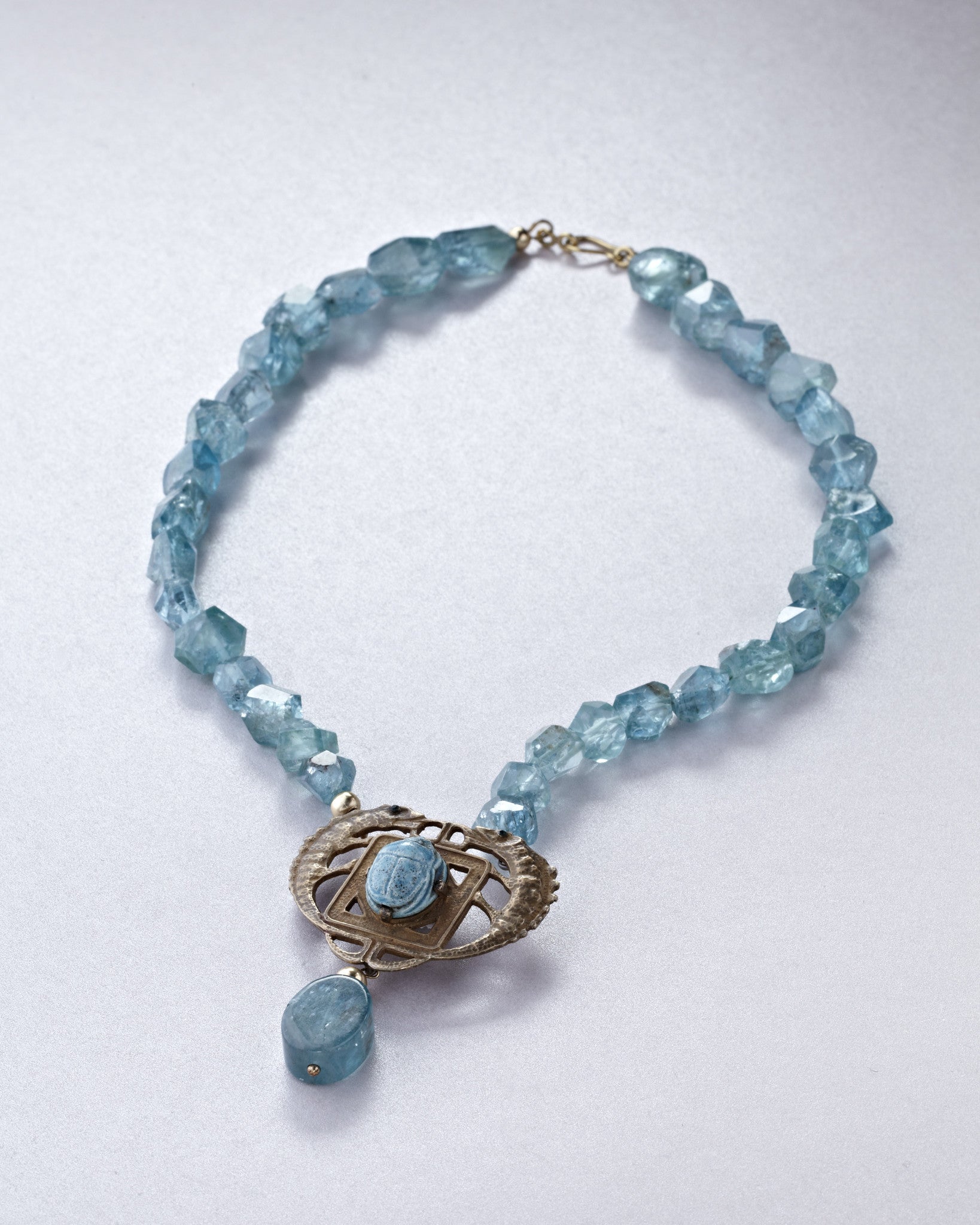 Scarab and Lizards with Apatite