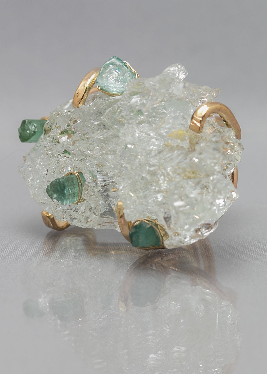 Frederique's Glittery Aquamarine Ring